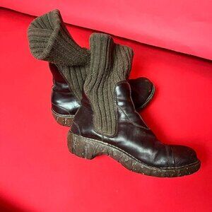 El naturalista / Chunky brown boots with built in leg warmers 🤎🤎​​​​​